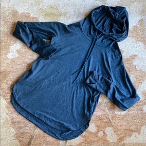 Athleta Hooded Long Sleeve Top
